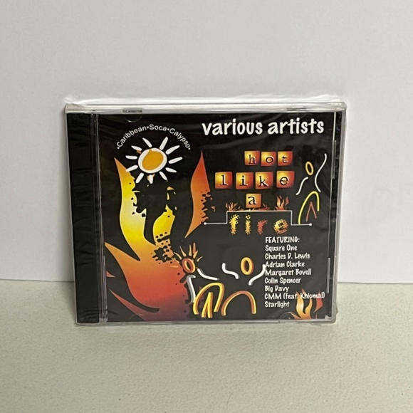 Various Artists Hot Like A Fire CD Starlight Square One Adrian Clarke - Picture 1 of 7